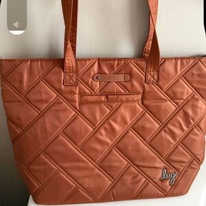 Lug Women's Quilted Tote Bag - Rust Orange